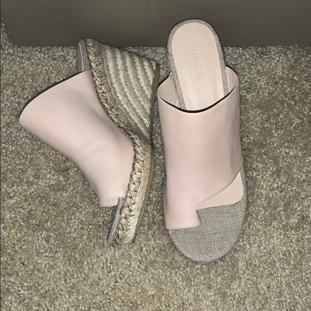 Vince Espadrille Wedges 7M